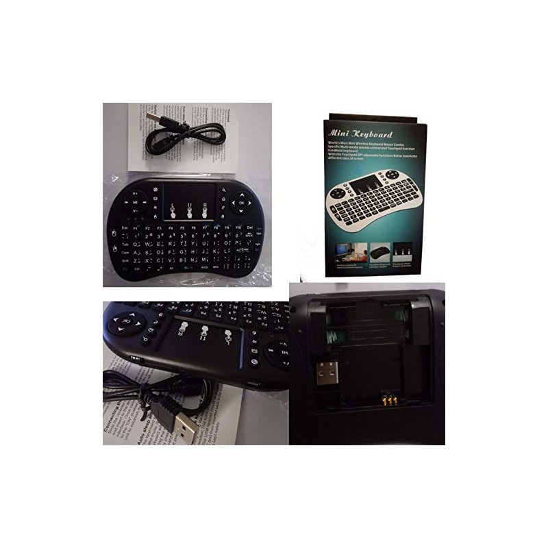 Teclado Wifi Para Smart Tv Tv Box Raspberry Tipo Sin Bateria