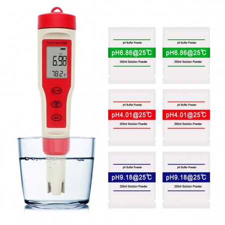 Medidor Digital De Ph Ec Tds Temperatura En Ez