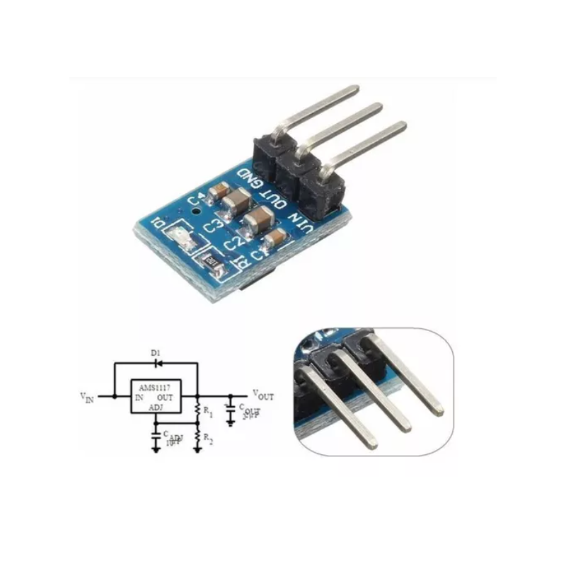 Modulo Regulador De Voltaje Descendente 3 3V LDO 800MA AMS1117