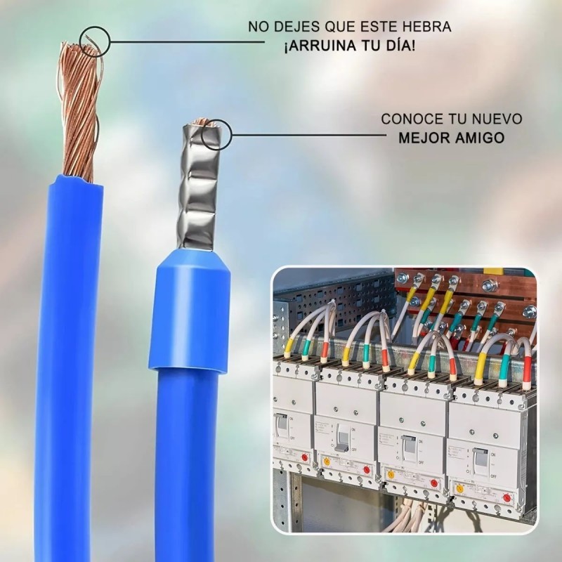 Ponchadora De Terminales De Empalme Rapido 8 20 AWG