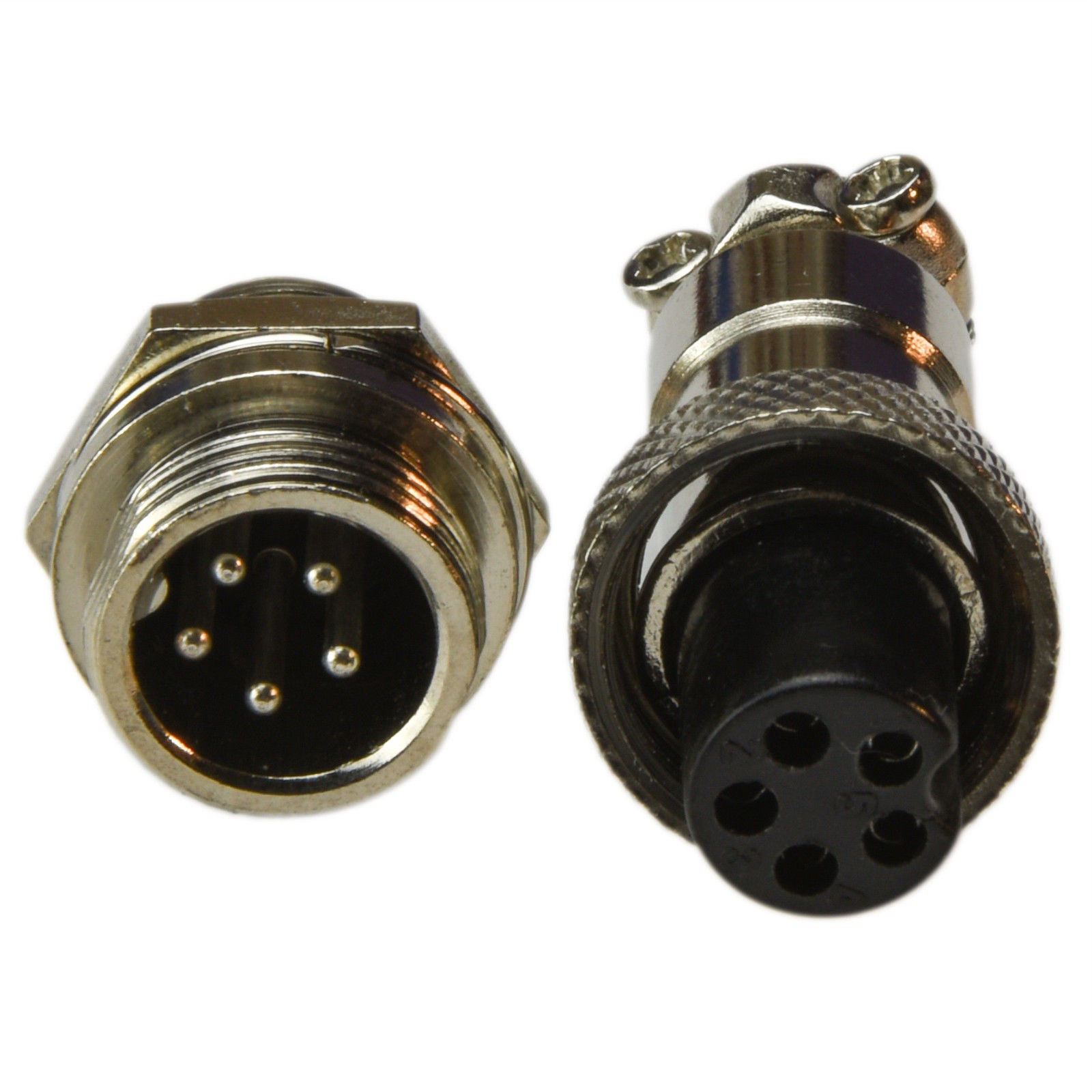 Conector Gx16 Tipo Aviador 5 Pines Candd Technologia