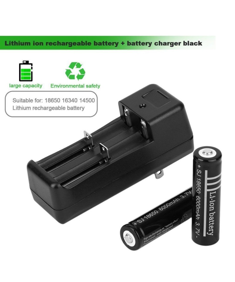 Cargador de baterias de li-Ion 18650, 16340, 14500 de 3.7V