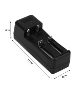 Cargador de baterias de li-Ion 18650, 16340, 14500 de 3.7V