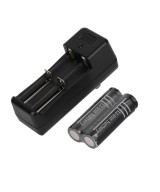 Cargador de baterias de li-Ion 18650, 16340, 14500 de 3.7V