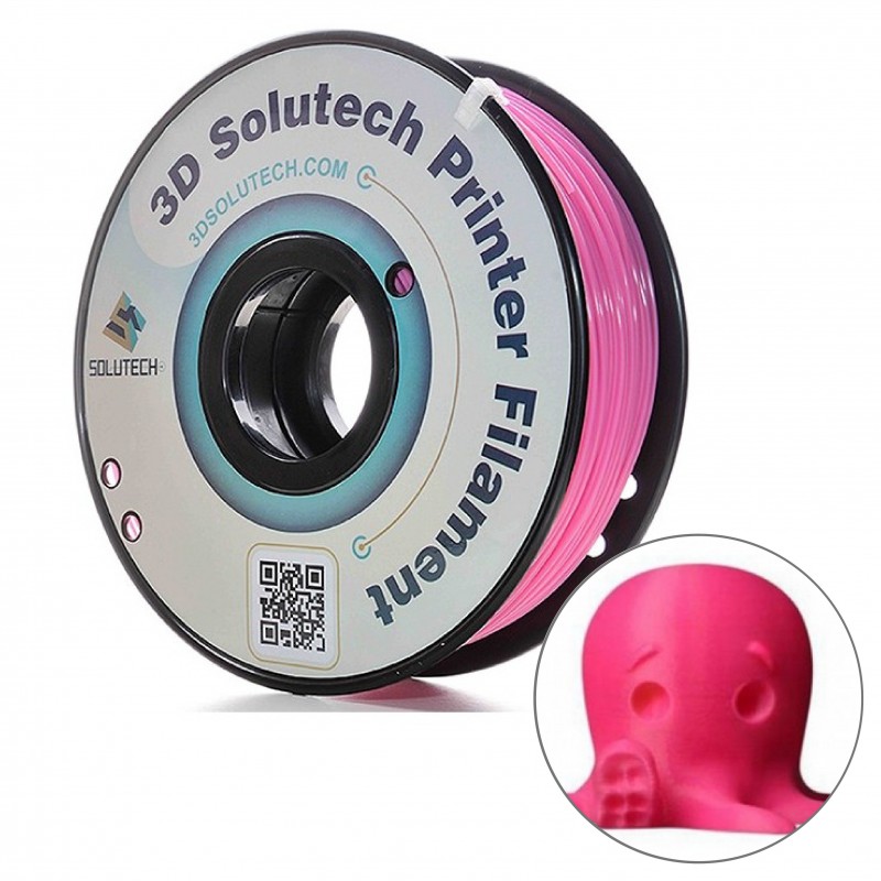 Filamento PLA solutech rosa real 2.2 lb Filamento PLA solutech rosa real 2.2 lb