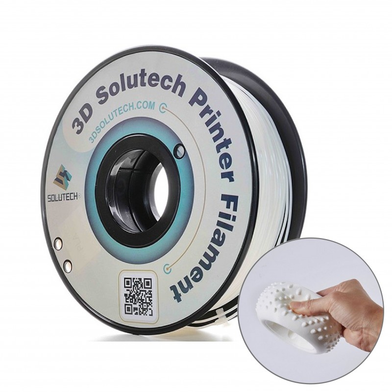 Filamento flexible solutech Blanco2.2 lb Filamento flexible solutech Blanco2.2 lb