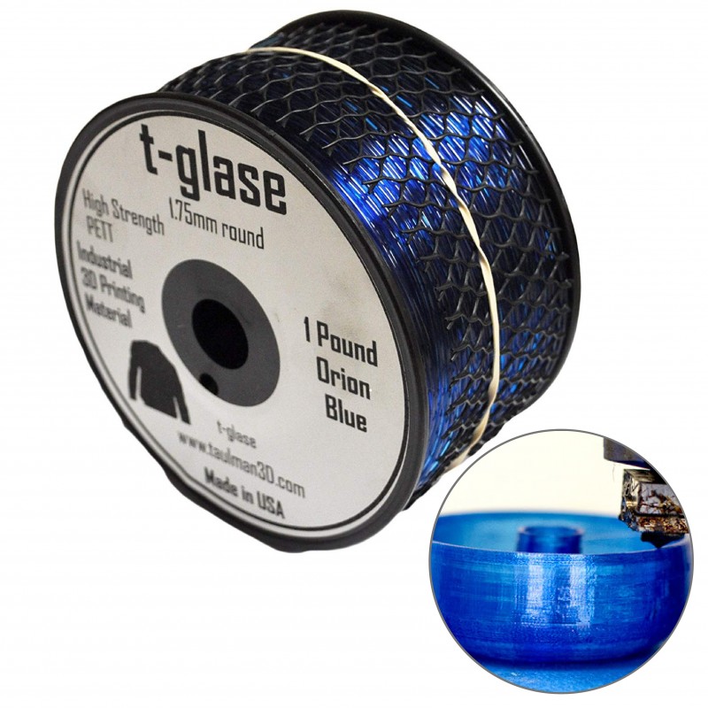 filabot TCB1 talgman, TGLASS azul transparente filabot TCB1 talgman, TGLASS azul transparente