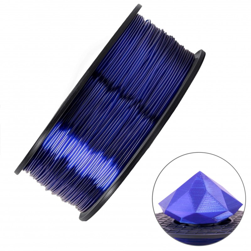 DANTI TECH Filamento PETG Azul transparente DANTI TECH Filamento PETG Azul transparente