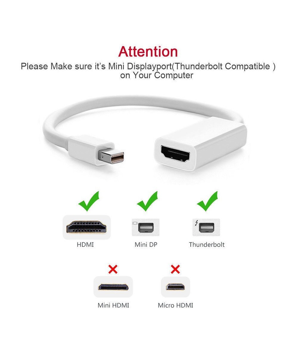 Convertidor de video de Mini Display a HDMI