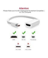 Convertidor de video de Mini Display a HDMI
