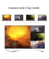 Separador Multipantalla de 4 entradas a 1 salida HDMI