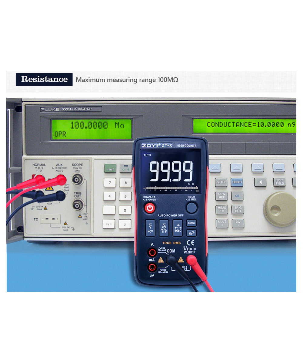 Multimetro autorango, frecuenciometro ZOYI ZT-X