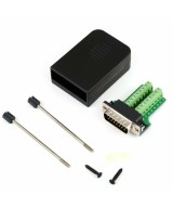 Conector macho DB15 con tornillos