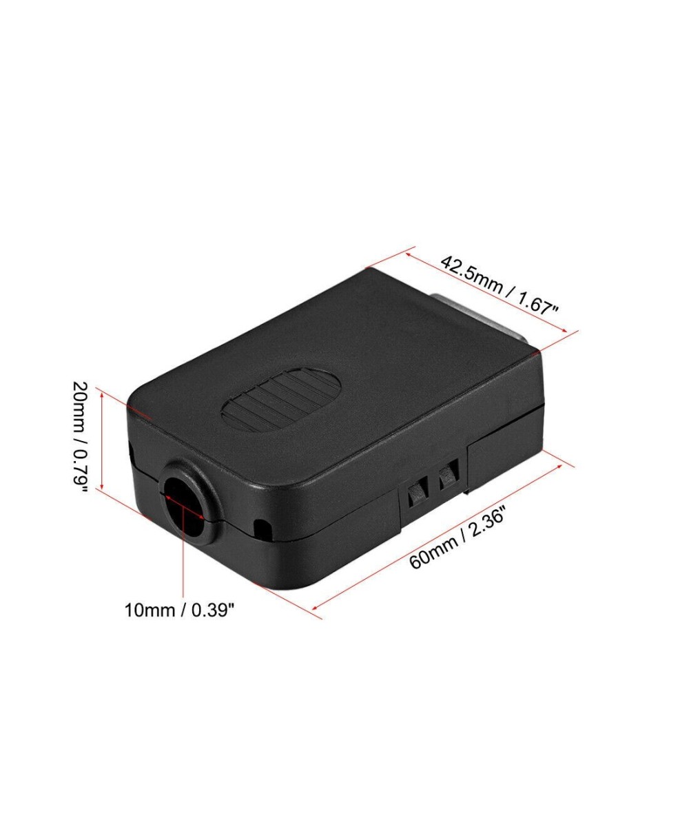 Conector hembra DB15 con tornillos