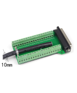 Conector DB37 macho con tornillos