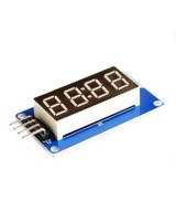 Pantalla de 4 bits TM1637 compatible con Arduino y Raspberry