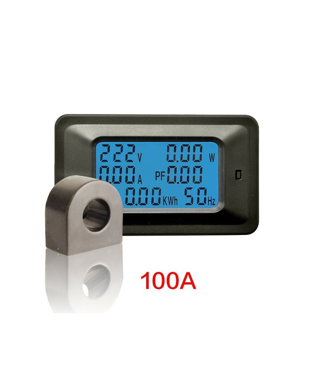 Monitor de energia AC 110V/220V 100A monofasico