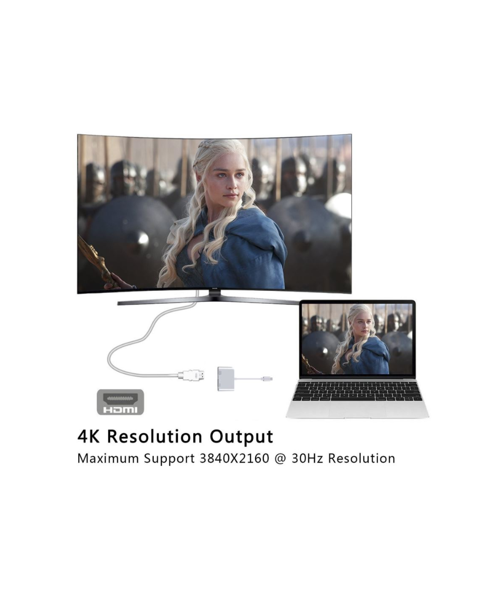 Adaptador USB-C a HDMI/ VGA