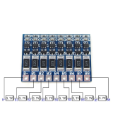 Cargador de batería de litio BMS 8S 33.6V 4.2V 18650