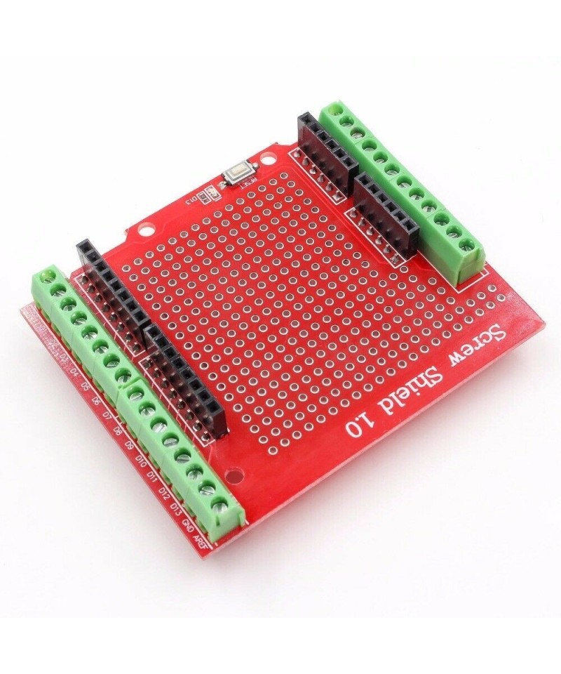 Protoshield con tornillos para arduino uno / mega