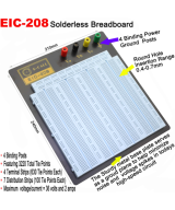 Placa de pruebas para laboratorio 3220 puntos 240x210mm EIC-108