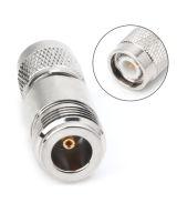 Adaptador RF de coaxial tipo N macho a hembra  N-TNC-KJ