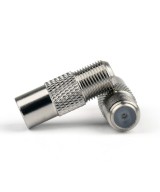 Adaptador RF de conector de TV a coaxial