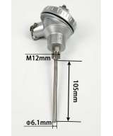 Sonda de temperatura termocupla PT100 WZP-231,  -50 a 420 grados 100mm