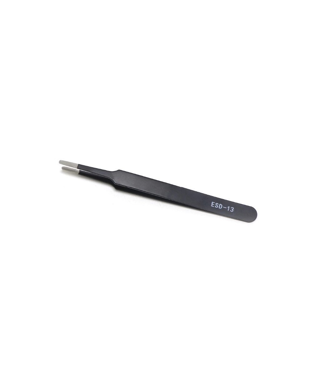 Set de pinzas antiestáticas de acero inoxidable 6 piezas