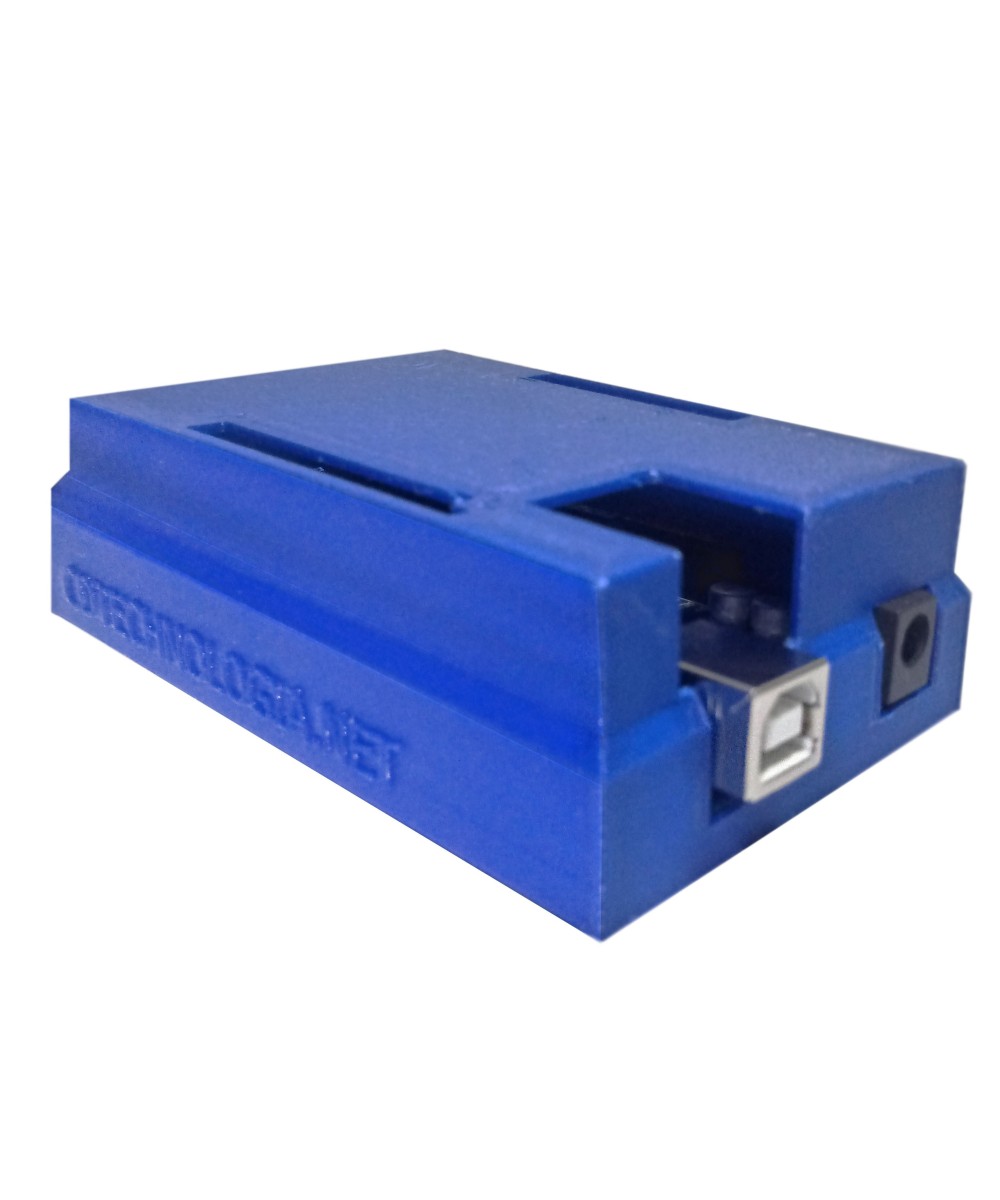 Contenedor plástico para Arduino Mega y módulo de Red