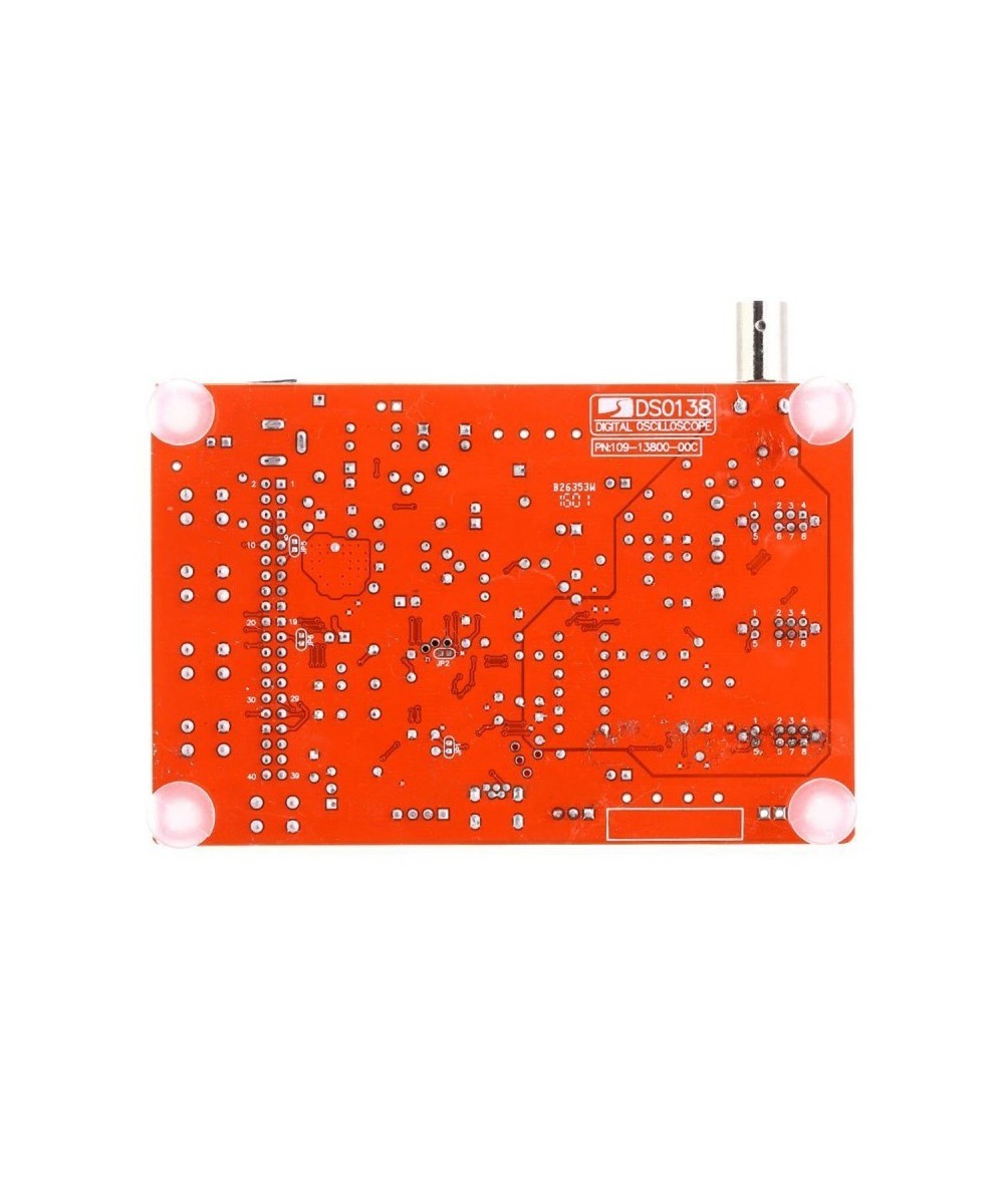 Osciloscopio digital Ensamblado 200Khz con cobertor acrílico y fuente de energia 9V