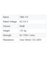 Buzzer activo 110V TEND TBN-110