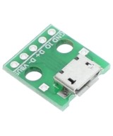 Puerto micro USB para PCB DIP de 5 pines