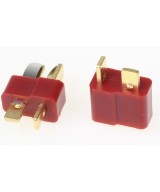 Conector tipo T para batería macho - hembra