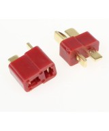 Conector tipo T para batería macho - hembra