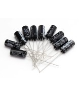 Capacitores electroliticos 12 valores 1uF - 470uF (120 unidades)