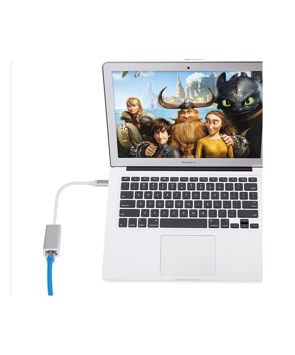 Adaptador USB-C a RJ45 para MAC 10/100/1000M