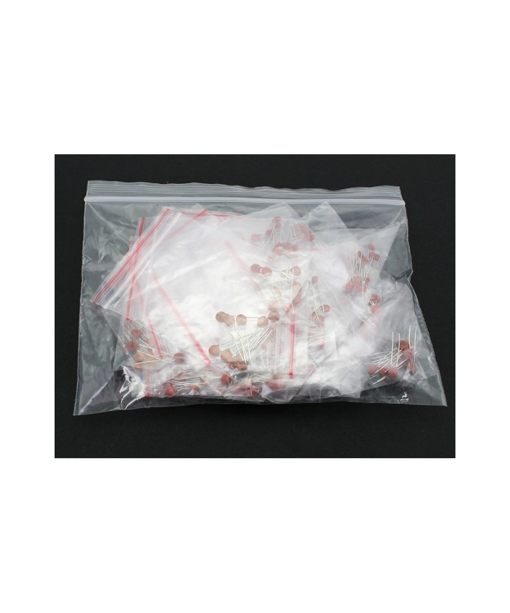 Capacitores ceramicos 0-25V 30 valores 2pf - 100nf (300 unidades)