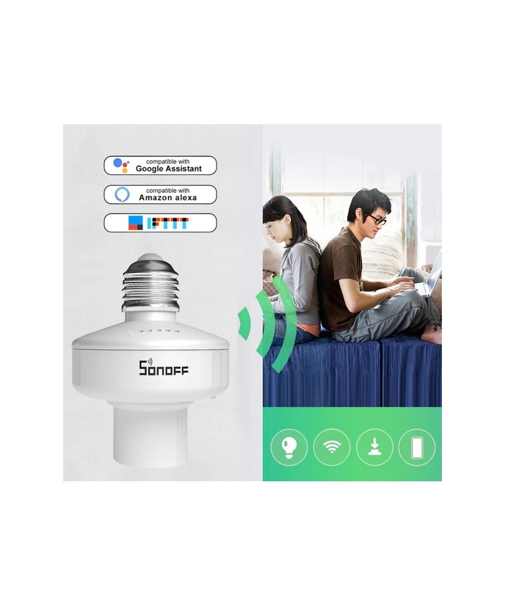 Porta lampara control de voz, RF 433Mhz inteligente WIFI Sonoff R2