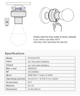 Porta lampara control de voz, RF 433Mhz inteligente WIFI Sonoff R2