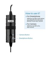 Micrófono lavalier para celular y cámaras BOYA