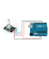 Codificador rotatorio arduino KY-040
