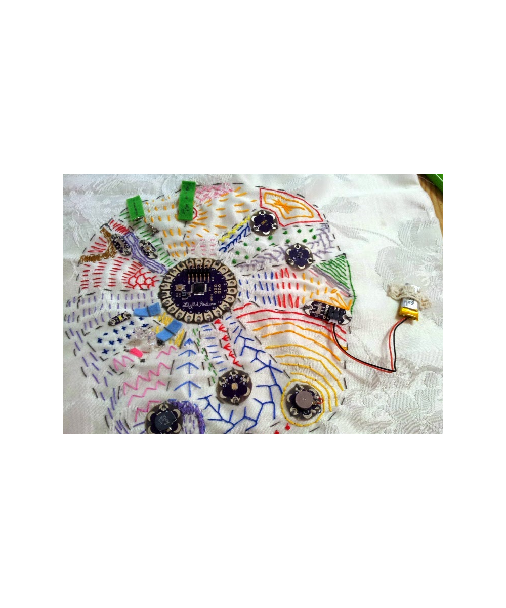 Tarjeta de desarrollo Lilypad con puerto serial RS232 compatible con Arduino