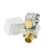 Válvula electromagnética solenoide metalica 1/2" 12V NC