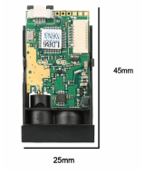 Sensor de distancia láser M88 50m con módulo USB a Serial TTL PL2303