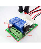 Controlador de velocidad de motor PWM 3A 6V / 9V / 12V / 24V 1203BS