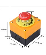 Boton tipo hongo parada de emergencia