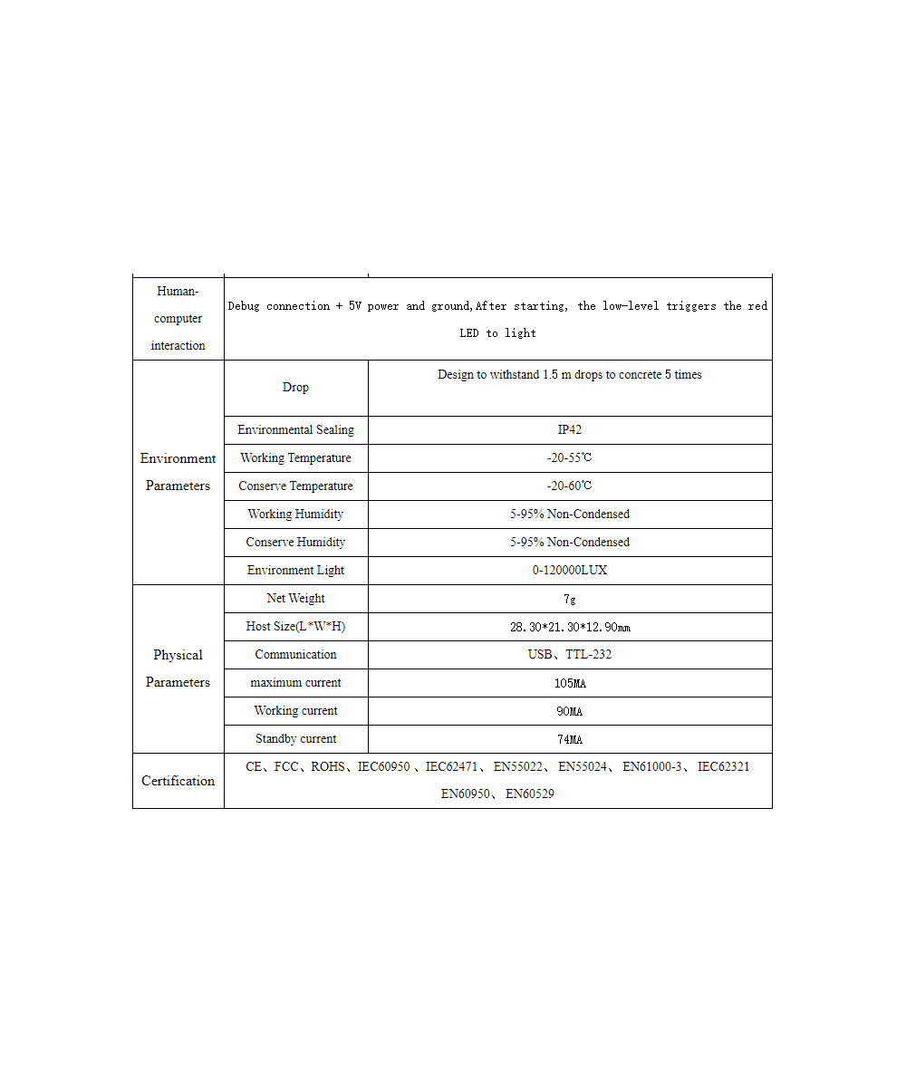 Lector de codigo de barra TTL Arduino/Raspberry/otros YK-E1007