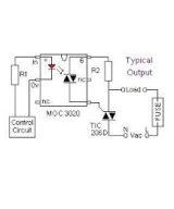 Optoacoplador MOC3020