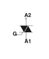 Semiconductor tiristor TRIAC BTB16-600 16A/600V